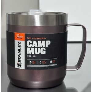 Stanley Classic Legendary 12oz Stainless Steel Camp Mug,‎ ROSE QUARTZ GLOW